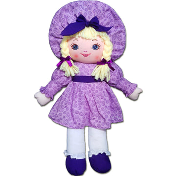 Anico Well Made Play Doll For Children Sweetie Mine, 18' Tall, Lavender