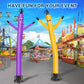 Mounto 20Ft 18Inch Fly Puppet Dancer Tube Man Fly Guy Puppet Dancer (Purple)
