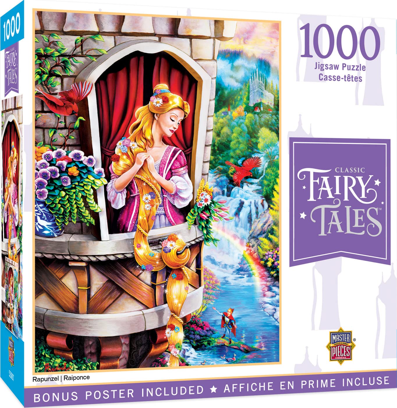 MasterPieces 1000 Piece Jigsaw Puzzle for Adults, Family, Or Youth - Rapunzel - 19.25x26.75