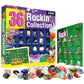 Byncceh Rock Collections For Kids - 36 Real Rocks, Gemstones & Crystals Collection - Educational Science Kit, Great Stem Gift Fo