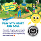 Peaceable Kingdom Sticker Fun! At the Airport Reusable Sticker Tote