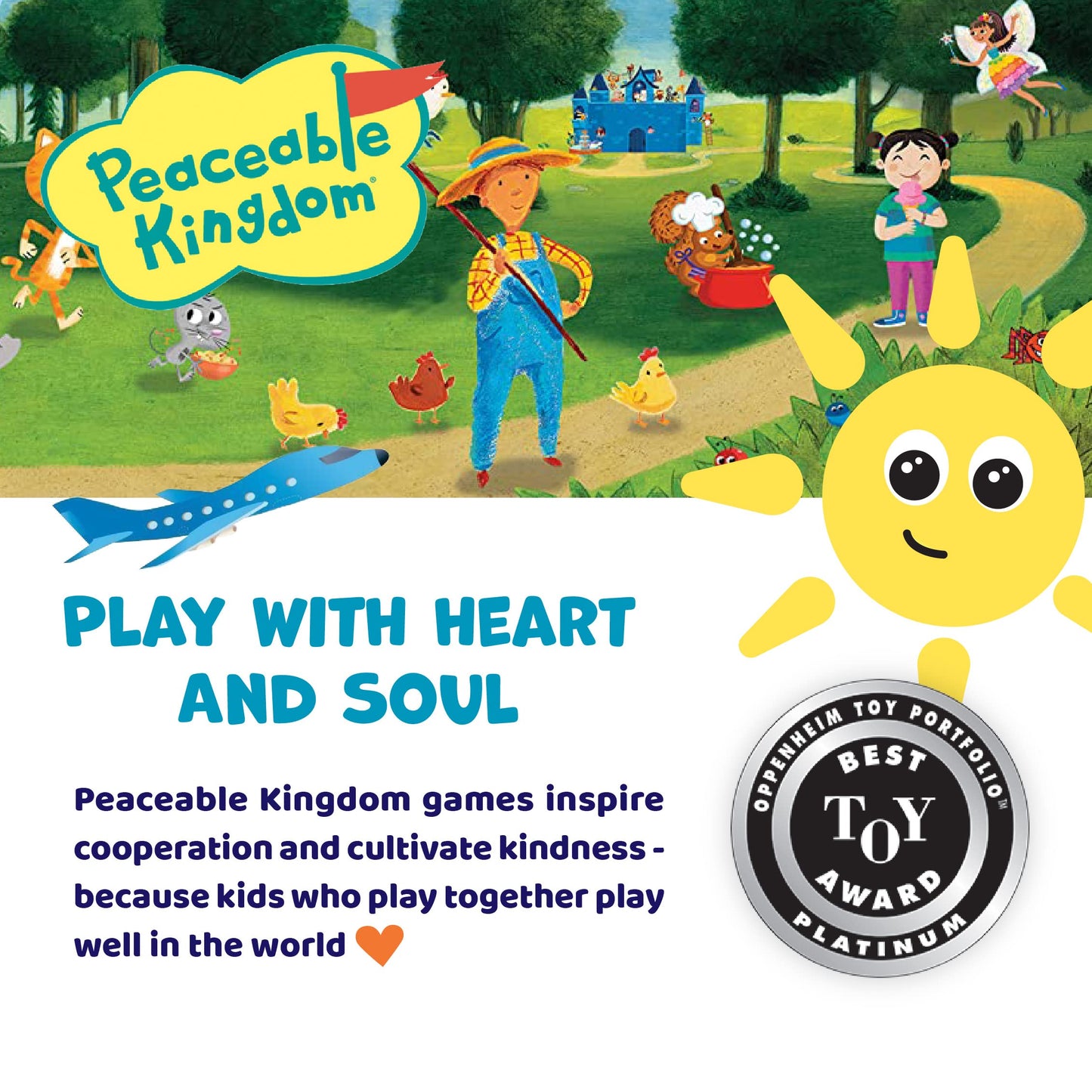 Peaceable Kingdom Sticker Fun! At the Airport Reusable Sticker Tote