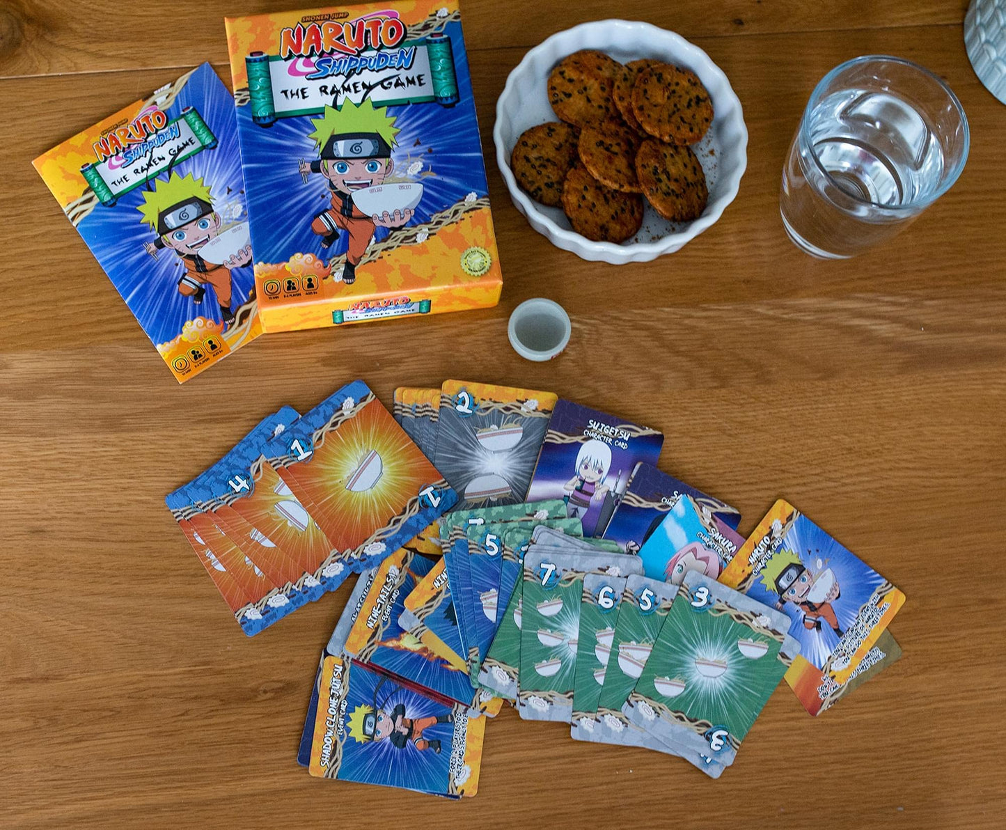 Naruto: Shippuden The Ramen Card Game, 2-6 Players | Fun Party Board Game Challenge, Family Friendly Group Activity | Official A