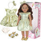 Sophia'S 18' Posable Soft Bodied Vinyl Doll Carly With Auburn Wigged Hair And Blue Open/Close Eyes And Light Skin Tone