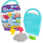 Kinetic Sand, Splash Starter Case with 6oz ColorChange Play Sand, 3 Tools & Molds, Reusable Storage, Sensory Toys for Kids Ages