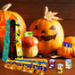 Halloween Slap Bracelets for Kids, 100 Halloween Bracelet Toys Bulk For Kids Girls Boys, Trick or Treat Party Favors, Classroom