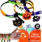 UpBrands Halloween Party Favor For Kids Zipper Bracelets Bulk Set, Kit for Birthday, Goodie Bags & Pinata Filler, Halloween Bask