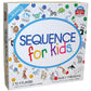 Jax Sequence for Kids - Cardboard Game, Model 8001, Basic Size, White Color