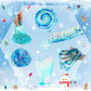 Lawoho Build A Snowman Kit With Clear Slime & Air Dry Clay For Kids, Christmas Crafts For Kids, Slime Kit For Kids, Christmas Gifts For Kids, Stocking Stuffers For Kids Christmas Crafts Snowman Kit