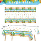 3 Pieces Tropical Luau Party Tablecovers Hawaiian Beach Theme Tableclothes for Summer Beach Party Aloha Decorations Supplies 54X