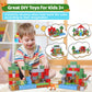 Magnetic Blocks 110Pcs With 6 Dinosaur Toys, Mine Magnet World Building Blocks Set, Toys For Boys & Girls Age 4-6,6-8, Stem Mont