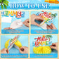 JULMELON 8PCS Summer Party Decorations Honeycomb Centerpiece, 3D Double Side Summer Beach Pool Party Table Toppers for Hawaiian