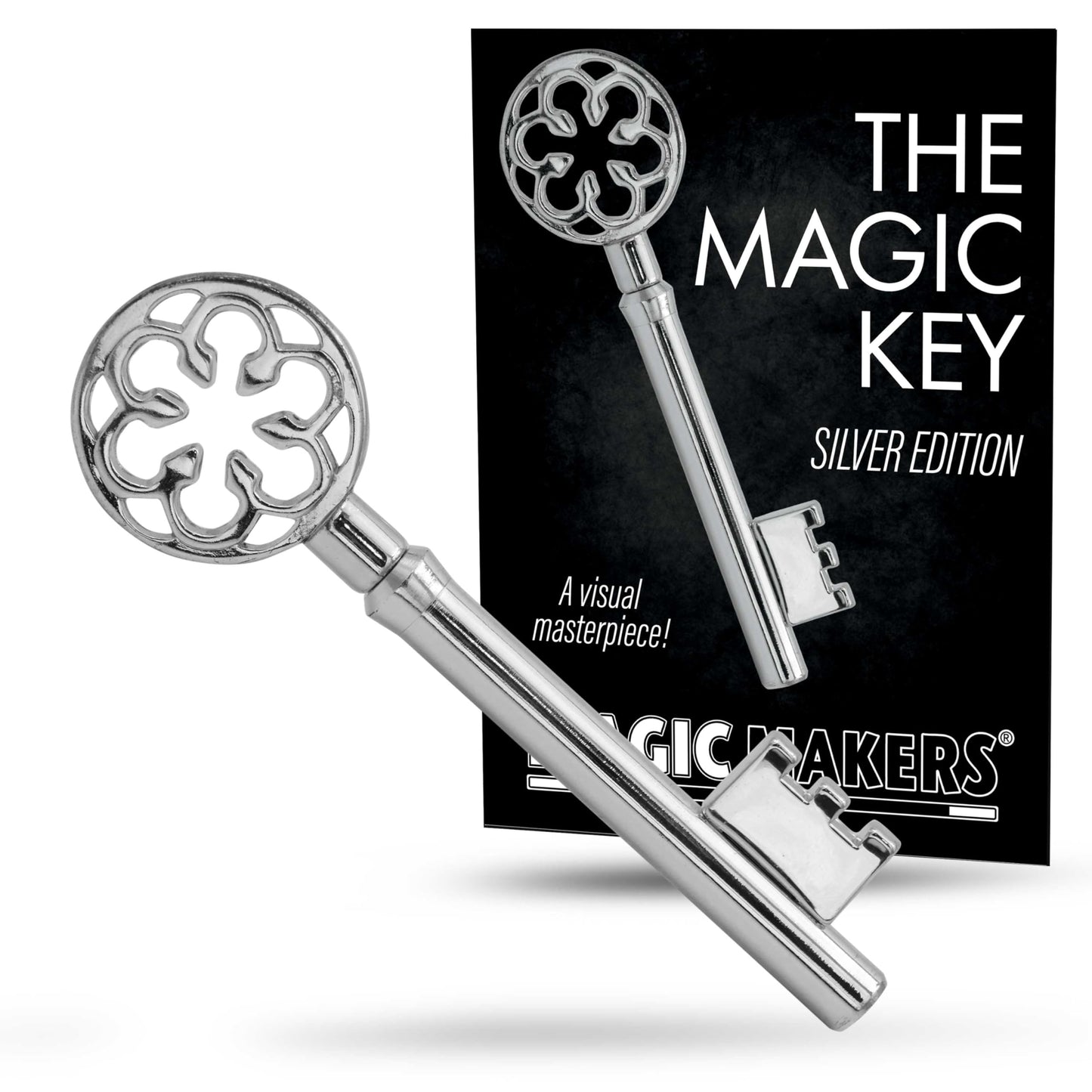 Magic Makers Silver Colored Metal Skeleton Key Magic Trick- Professional Performance Prop For Magicians