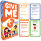 SAVANA GIVE ME 3 Family Edition - Award Winning Fast Paced and Hilarious Party Game | 10 Second Rule Card Game for Kids  Teens and mature-themeds | Easy to Learn  15-Minute Round | 2+ Players - Age 6+