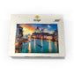 MyPuzzle Grand Canal with Gondola at Sunset Venice Italy - enhanced 1000 Piece Jigsaw Puzzle for mature-themeds
