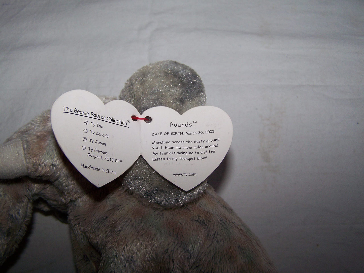 Ty Beanie Baby - Pounds The Elephant [Toy]