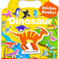 Benresive Reusable Sticker Books For Kids 2-4, Sticker Books For Toddlers 1-3, Toddler Sticker Book Age 2-4, Toddler Travel Toys Activities Crafts Gifts - Dinosaur Sticker Book