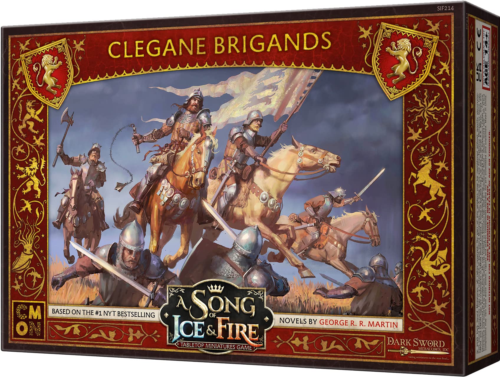CMON A Song of Ice and Fire Tabletop Clegane Brigands Unit Box | Strategy Game for Teens and mature-themeds | Ages 14+ | 2+ Players | Average Playtime 45-60 Minutes | Made  (SIF214)