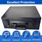 Wutonmu Toploaders Storage Box Hold 600+ 35Pt 3''X4'' Standard Toploaders, Hard Aluminum Alloy Top Loader Storage Case, Trading