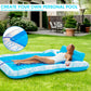 Inflatable Adult Pool Lounger Float - Baiai Large Beach Sun Tanning Floaty Raft Sunbathing Water Lounge Floaties Tub With Drink Holder - Blow Up River & Lake Suntan Floating Swimming Mattress Mat(Xl)