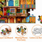 Tree House Puzzles For Adults 1000 Pieces, Fantasy Tree Of Life Jigsaw Puzzles, Plant Challenging Hard Puzzles As Nature Decor