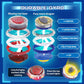Infinity Nado Battling Toys Set with Stadium, 2 Spinning Tops & Launchers, Metal, Sapphire Blue & Flame Red, Model EU654181