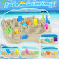 FHOZGECY Beach Toys, 40Pcs Sand Toys with 4 Toy Construction Vehicles, 4 Collapsible Beach Bucket, Sand Castle Building Kit, San