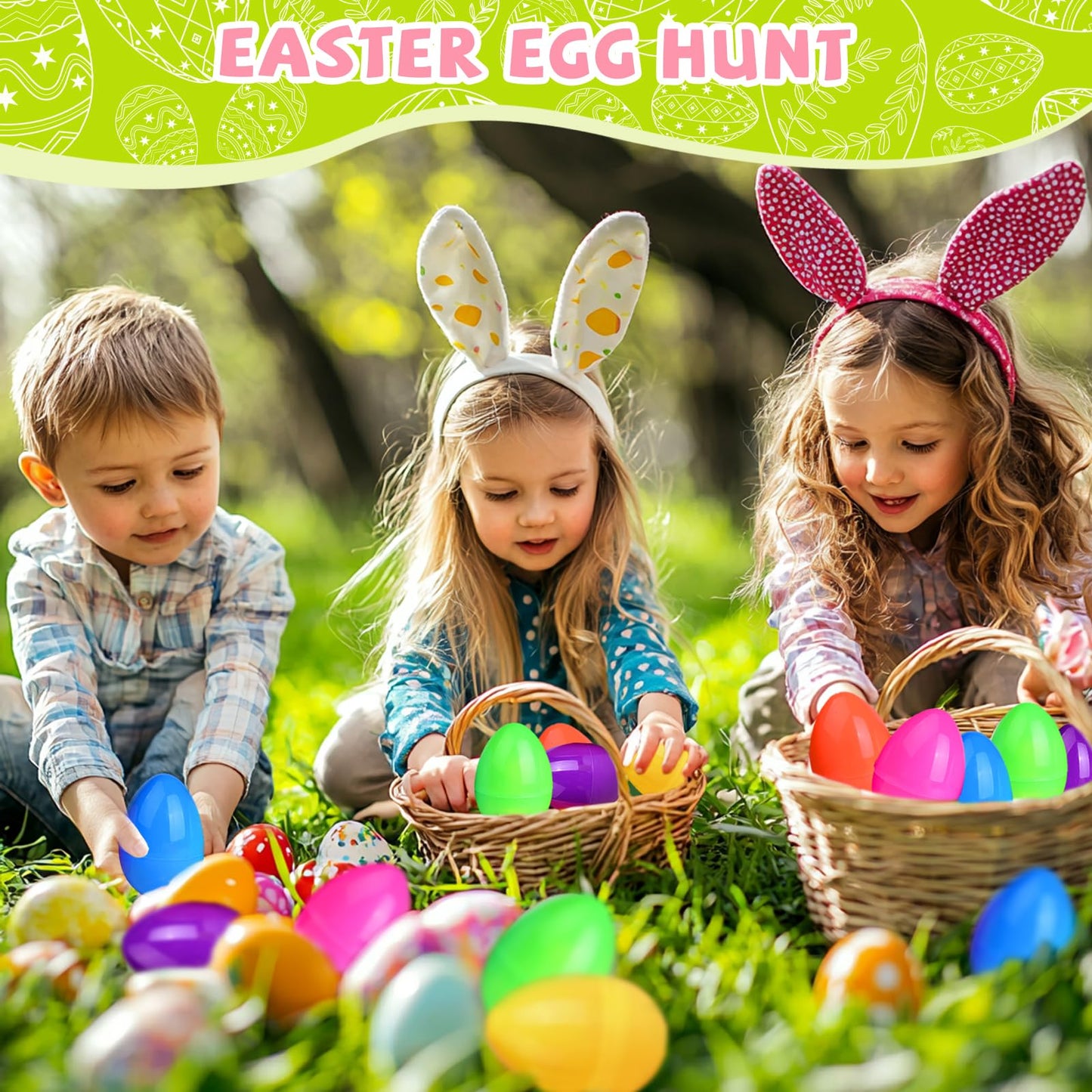 Fun Little Toys 18Pcs Prefilled Easter Eggs With Toy Cars, Easter Eggs Filled For Toddlers Kids Boys Hunt, Easter Party Favors,