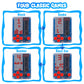 Diy Soldering Game Kit, Pemenol 4 Retro Games Electronics Learning Soldering Project Kit, With Brightness Adjustable Music Switch For Stem Education School Family Friends Present