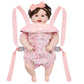 Gagaku Baby Doll Carrier, Toy Baby Carrier For Dolls, Doll Carriers For Toddlers Kids, Baby Doll Carrier For Little Girls, Reborn Baby Doll Accessories - Pink (Pear Flowers)