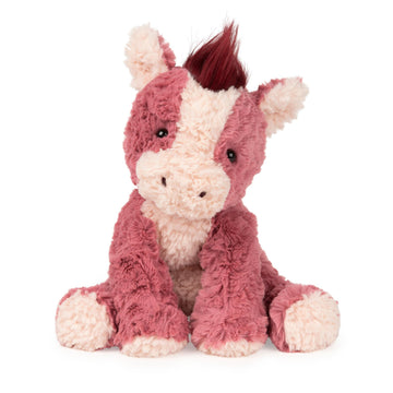 Gund Cozys Collection Horse Stuffed Animal, Spring Decor, Plush Toy For Ages 1 And Up, Pink/Red, 10