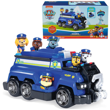 PAW Patrol Team Cruiser  Large Scale Vehicle with limited availability Chase  Marshall  Skye  Rubble  Rocky & Zuma Action Figures  Toys for Boys & Girls Ages 3+
