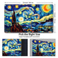 for MTG Card Playmat with Zone Game Play Mat for MTG TCG 24 x 14 inches Non-Slip Play Mat for Commander Board RPG CCG Game TCG Other Card Games/Mouse Pad-Art Moon