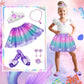 Princess Dress Up For Girls, Dress Up Clothes For Girl With Princess Shoes, Toddler Girls Boutique, Pretend Play Gifts For Littl