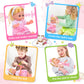 Baby Care Doll Toys Set, 36Pcs Doll Playset, Hair Salon Pretend Play Toddler Doll Toys Incl 14'' Baby Doll Toy, Backpack, Hair Dryer, Hair Curler, Xmas Gifts For Age 3 4 5 6+ Years Old Girls Kids