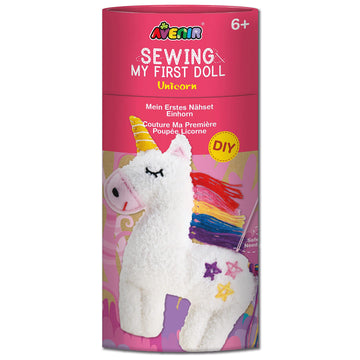 Avenir CH1620 Sewing Doll Unicorn, Mixed Colours