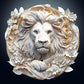 Wooden Puzzles for Adults, 3D Visual Effect Paper Lion Puzzle, Wood Puzzles Adult, Unique Animal Shape, Paper Sculpture Modern A