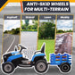 JOYRACER 24V Ride On Tractor for Kids  Electric Ride on Toys w/400W Motors  Tiltable & Detachable Trailer  Adjustable Seat  Bluetooth  Music  Remote Control Electric Tractor for Kids  Blue