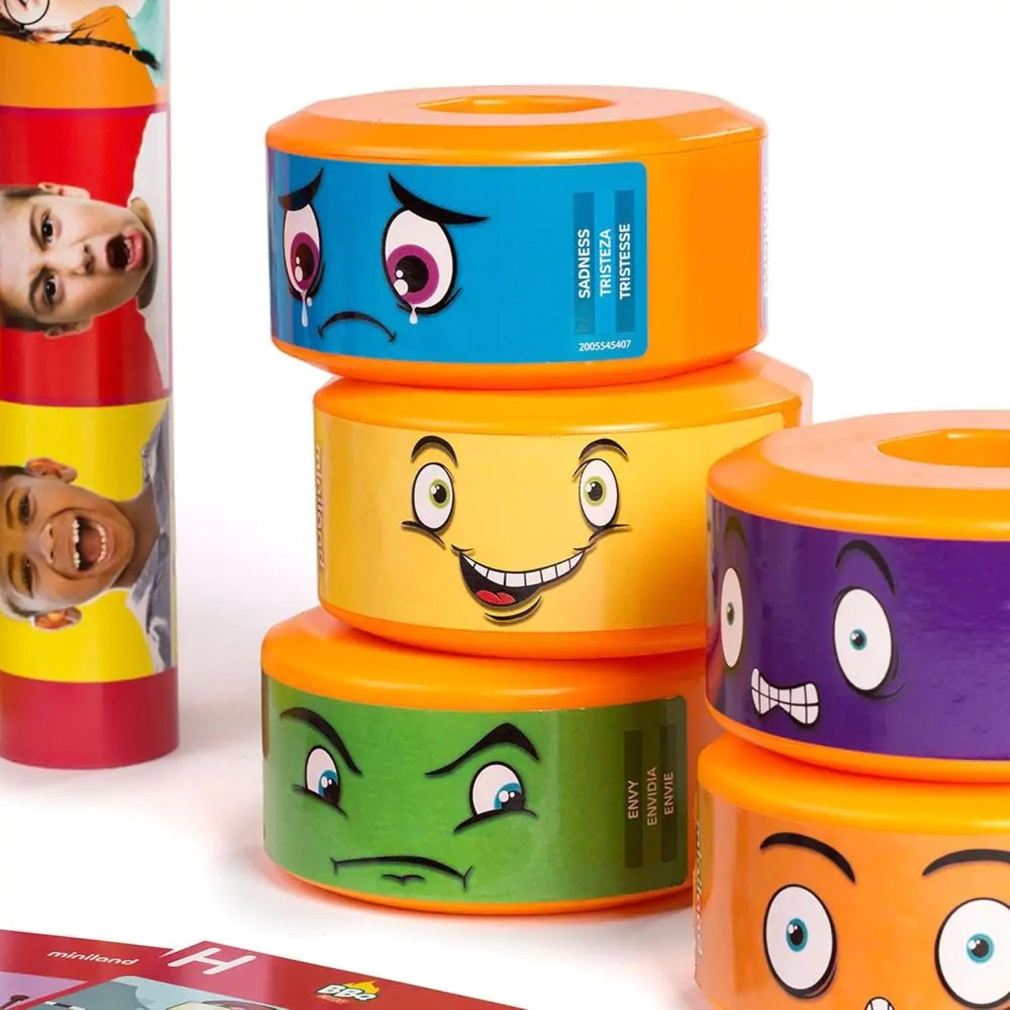 Miniland Bbq Emotions! Funny Game For Children From 3 To 6 Years Which Helps To Recognize Expressions. Multicolor Game Up To 2 To 6 Players Made In Spain