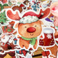 Aowdiao Christmas Stickers 200 Pcs Cute Merry Christmas Vinyl Stickers For Water Bottles Scrapbooking Crafts Funny Christmas Hol