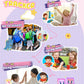 UCIDCI Kids Smart Phone Toys for Girls Ages 3-7 with Dual Camera - Toddler Phone Toys with Learning Games, Travel Toys with MP3