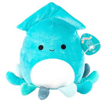 Squishmallows 10-Inch Sky The Easter Squid - Official Jazwares Plush - Collectible Soft Squishy Stuffed Animal Toy - Add To Your Squad - Gift For Kids, Girls & Boys