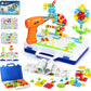 TOYIQ Junior Engineer 3D Creative Animals Kit  4 in 1 DIY Building Toy with Electric Drill, Screw Puzzle Board Game for Kids Bo