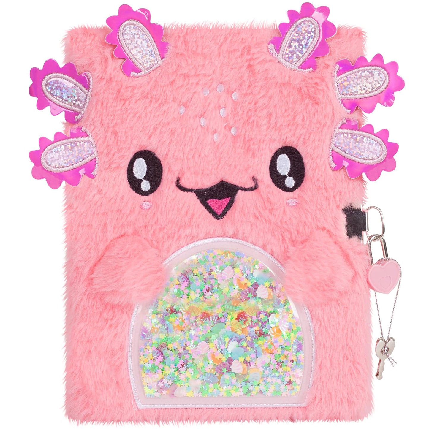 YOYTOO Rabbit Diary for Girls with Lock and Keys, Cute Bunny Journal Notebook for Kids, Plush Lock Diary with 160 Lined Pages fo