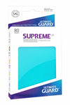 Ultimate Guard Supreme Ux Card Sleeves (80 Piece), Aquamarine, Standard Size