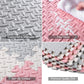 Tamiplay Foam Floor Mats For Kids, 12 X 12 Inch 16 Tiles 0.4' Thickness Foam Play Mat, Non-Toxic Square Interlocking Floor Mats Rubber Baby Play Mat For Toddlers(White/Gray/Lori Pink)