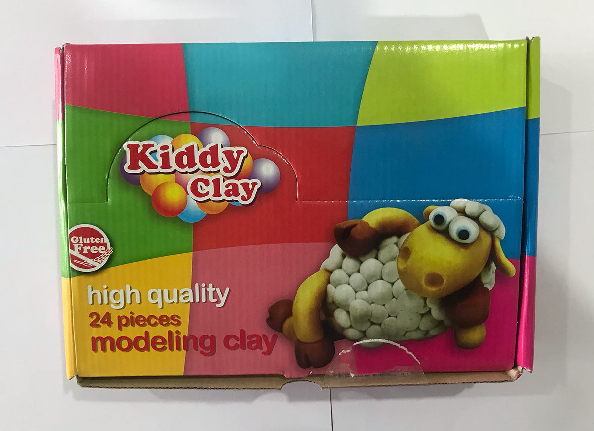 Nara Modeling Clay Set  60G X 24 Pieces  D144024  Made In Thailand