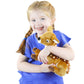 TigerHart 10 Inch Fawn Stuffed Animal Plush - Brown, White, Black - Kids Model UY435