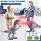 Remote Control Dinosaur For Boys 4-7 Year Old, Big Jurassic Velociraptor Rc Walking Dinosaur Toys For Kids 3-5, Electric Robot Dinosaur With Spray, Light & Sound, Birthday Gift For Kids