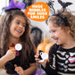 Artcreativity Halloween Spit Bubble Squeeze Toys - Set Of 12 Halloween Squeeze Toys - Squishy Halloween Stress Toys That Blow Bubbles When Squeezed - Non-Candy Halloween Goodie Bag Stuffers For Kids